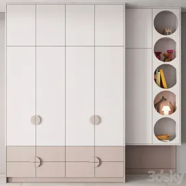 Furniture for Children Rack With Round Holes